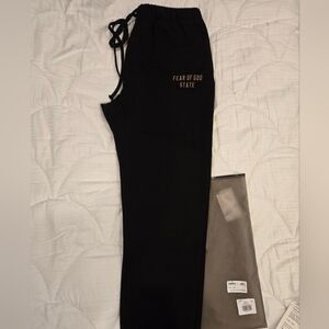 Fear of God Black Fleece Sweatpants